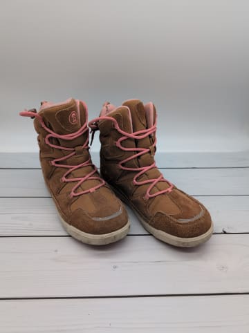Trollkids Winterboots "Finnmark" in Hellbraun