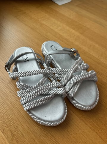 C'M Sandalen in Silber