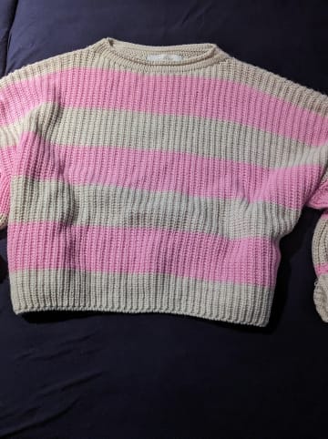 Plume Pullover "Myriam" in Rosé/ Creme