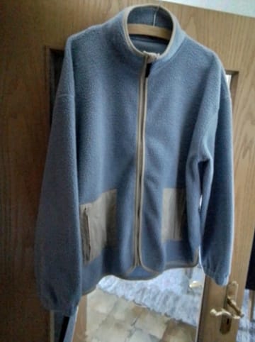 Oxmo Fleecejacke in blau
