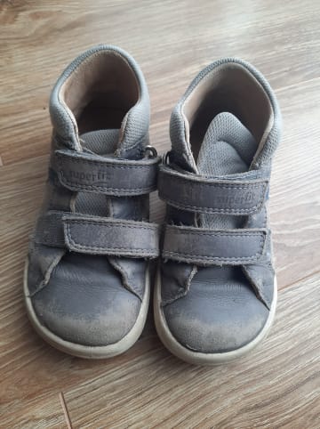 superfit Leder-Lauflernschuhe "Superfree" in Grau