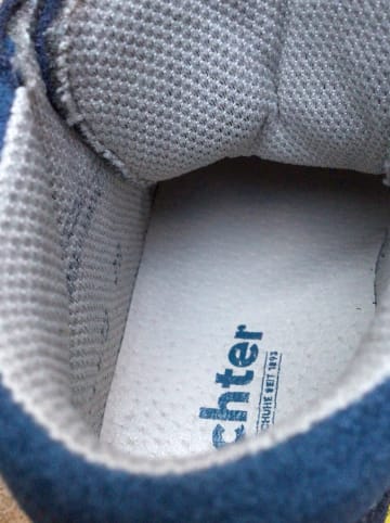 Richter Shoes Leder-Sneakers in Dunkelblau
