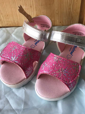 Richter Shoes Sandalen in Pink/ Silber