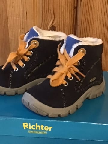 Richter Shoes Winterboots in Dunkelblau