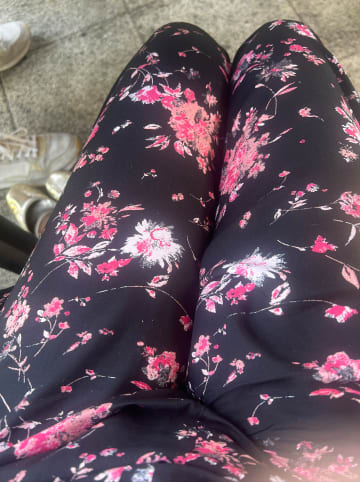 b.young Jumpsuit in Schwarz/ Pink