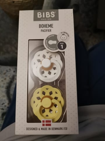 BIBS 2er-Pack Boheme Schnuller Latex, 0-6M in Mehrfarbig geeignet ab Geburt