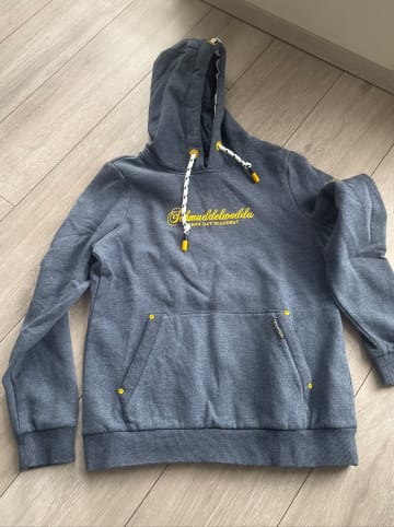 Schmuddelwedda Hoodie in Marine Melange