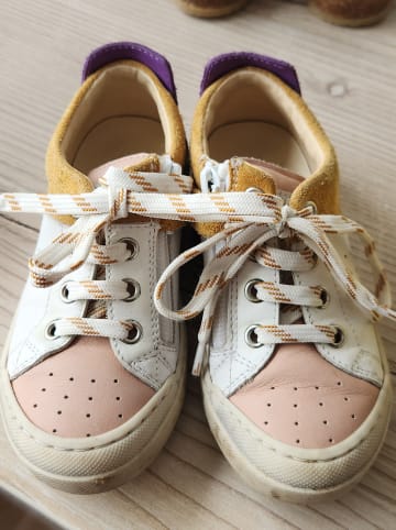 Naturino Leder-Sneakers "Trajan" in Hellbraun/ Weiß