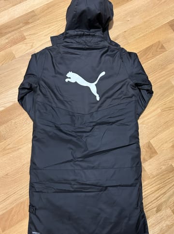 Puma Regenmantel gefüttert schwarz