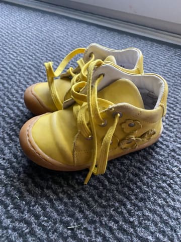 BO-BELL Leder-Sneakers in Gelb