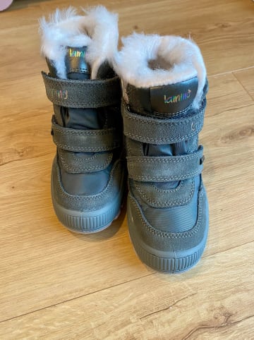 lamino Winterboots in Grau/ Rosa