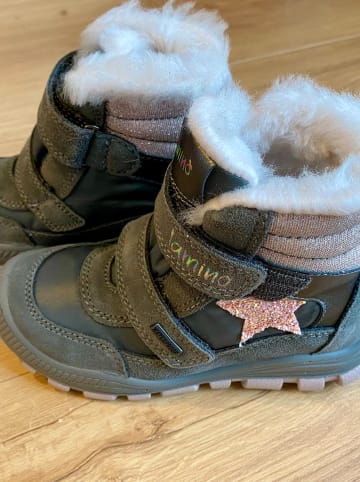 lamino Winterboots in Grau/ Rosa