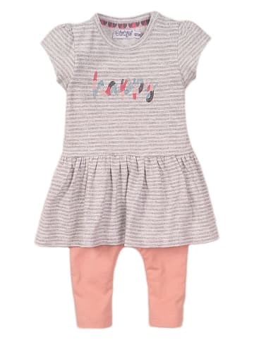 Dirkje 2tlg. Outfit in Grau/ Rosa