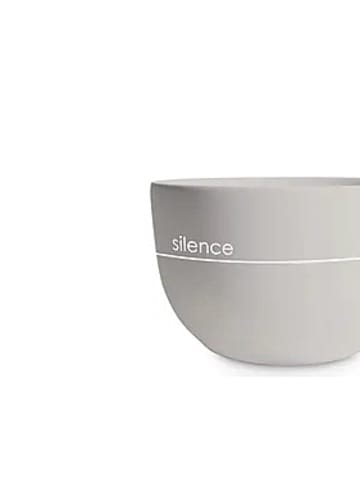 ppd Jumbotasse "Pure silence" in Grau - 550 ml