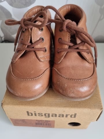 bisgaard Leder-Lauflernschuhe in Cognac