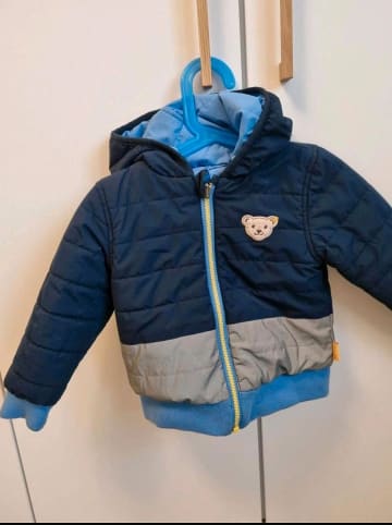 Steiff Übergangsjacke in Blau/ Dunkelblau