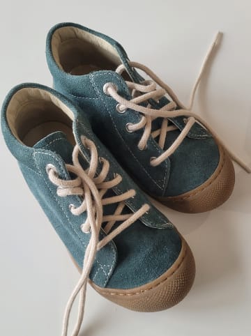Naturino Leder-Lauflernschuhe "Cocoon" in Dunkeltürkis