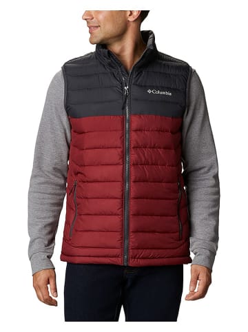 Columbia Steppweste "Powder Lite" in Bordeaux/ Schwarz