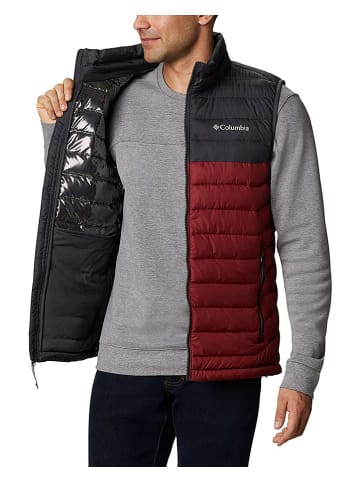 Columbia Steppweste "Powder Lite" in Bordeaux/ Schwarz