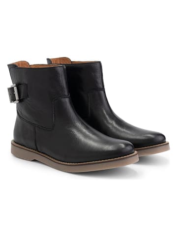 TRAVELIN' Leder-Boots "Louargat" in Schwarz