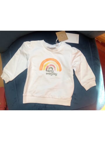 name it Sweatshirt „Rainbow“ in Weiß