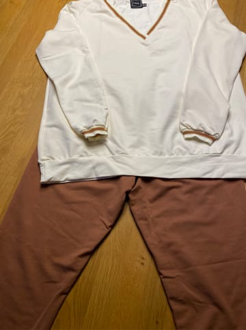 numinou 2tlg. Outfit in Creme/ Hellbraun