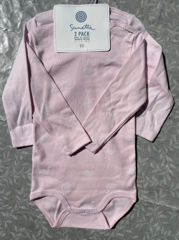 Sanetta 2er-Set: Bodys in Rosa