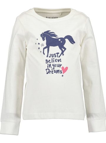 Blue Seven Pyjama in Creme/ Dunkelblau