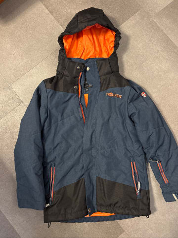 Trollkids Ski-/ Snowboardjacke "Norefjell" in Dunkelblau