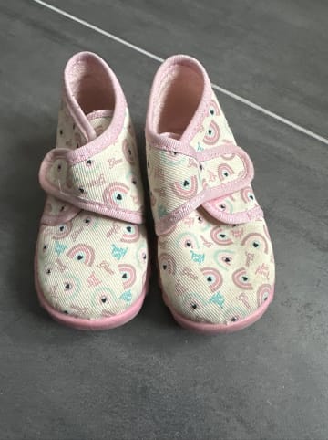 Geox Hausschuhe "Zyzie" in Creme/ Rosa