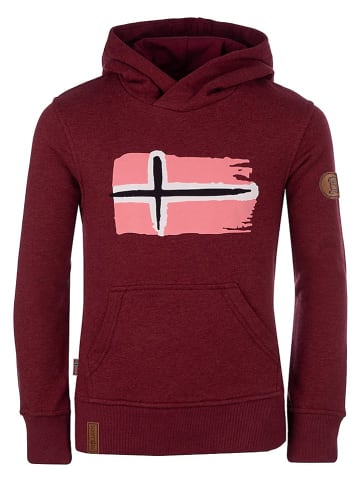 Trollkids Hoodie "Trondheim" in Bordeaux