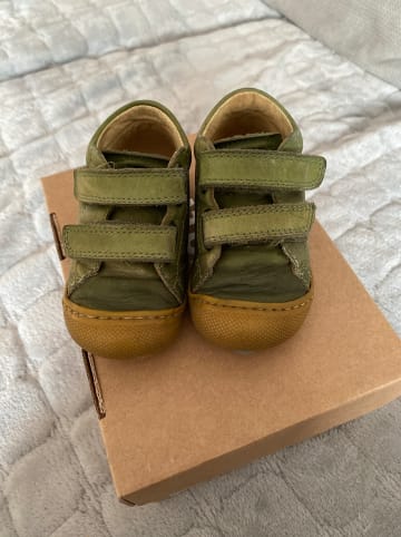 Naturino Leder-Lauflernschuhe "Cocoon" in Grün