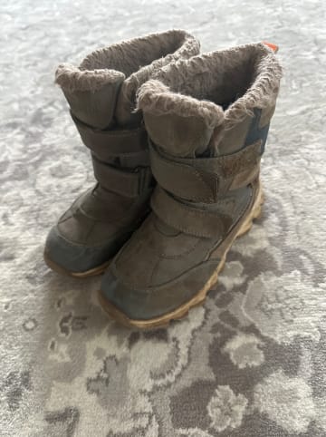 bisgaard Leder-Winterboots in Anthrazit