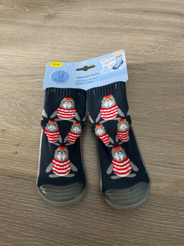 Sterntaler Abenteuer-Socken "Robbe" in Dunkelblau