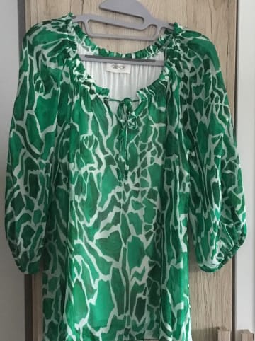 CARTOON Casual-Bluse mit Muster in Green/White