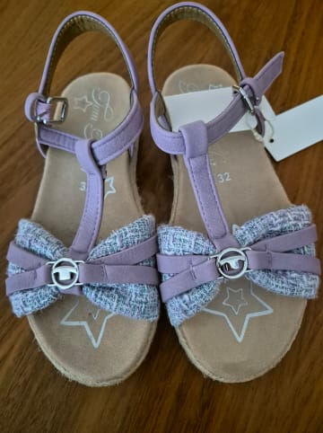 Tom Tailor Sandalen in Lila