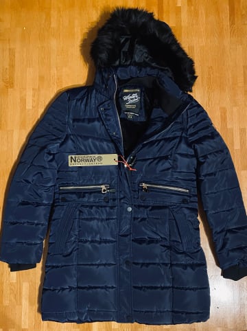 Geographical Norway Wintermantel "Charade" in Dunkelblau