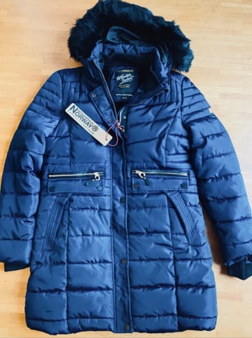 Geographical Norway Wintermantel "Charade" in Dunkelblau