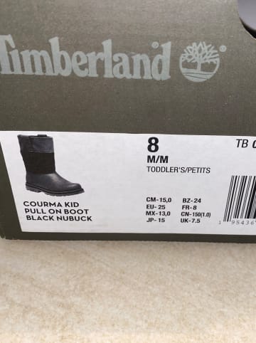 Timberland Leder-Boots "Courma Kid" in Schwarz