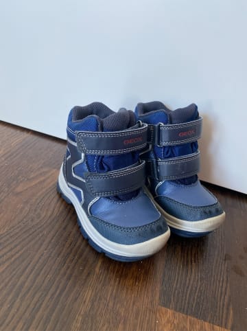 Geox Winterboots "Flanfil" in Blau/ Grau