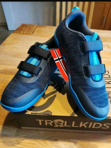 Trollkids Trekkingschuhe "Eikefjord Barefoot" in Dunkelblau