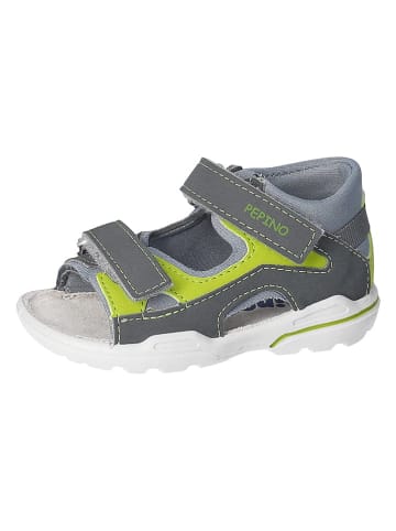 PEPINO Sandalen "Espi" in Grau/ Grün