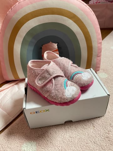 Geox Hausschuhe "Zyzie" in Rosa