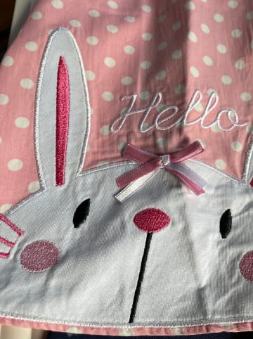 Denokids 2tlg. Outfit "Hello" in Rosa/ Dunkelblau