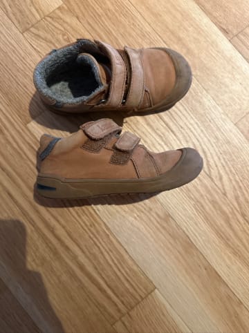 lamino Leder-Sneakers in Hellbraun