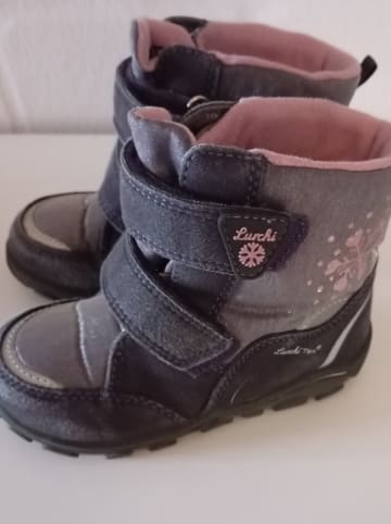 Lurchi Leder-Winterboots in Grau