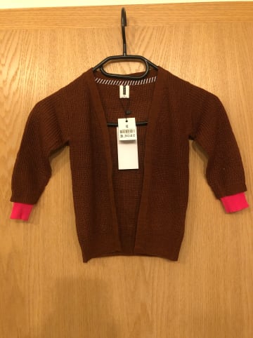 B.Nosy Cardigan in Hellbraun