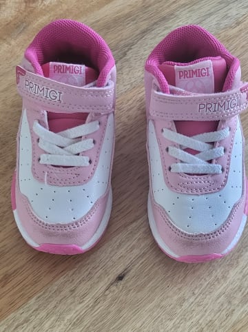 Primigi Leder-Sneakers in Rosa/ Weiß