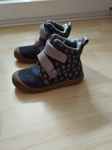 lamino Leder-Boots in Dunkelblau