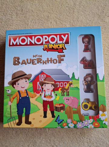 Winning Moves Monopoly Junior - Mein Bauernhof Brettspiel in bunt